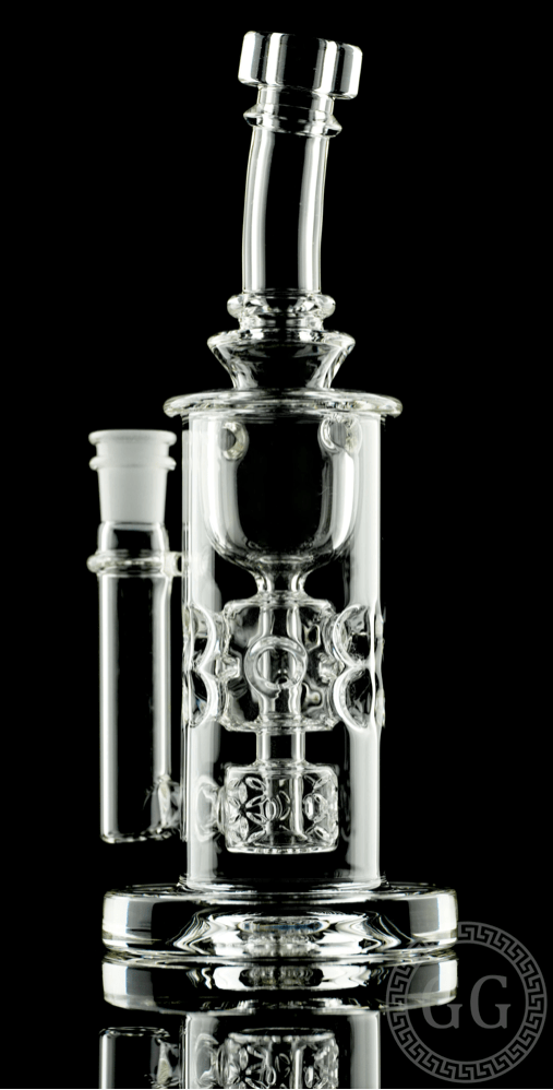 greek glass: 8.5″ clear sft incycler greek glass: 8.5″ clear sft incycler