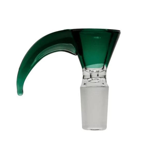 roots glass: 14mm horned bowl/flower slide roots glass: 14mm horned bowl/flower slide