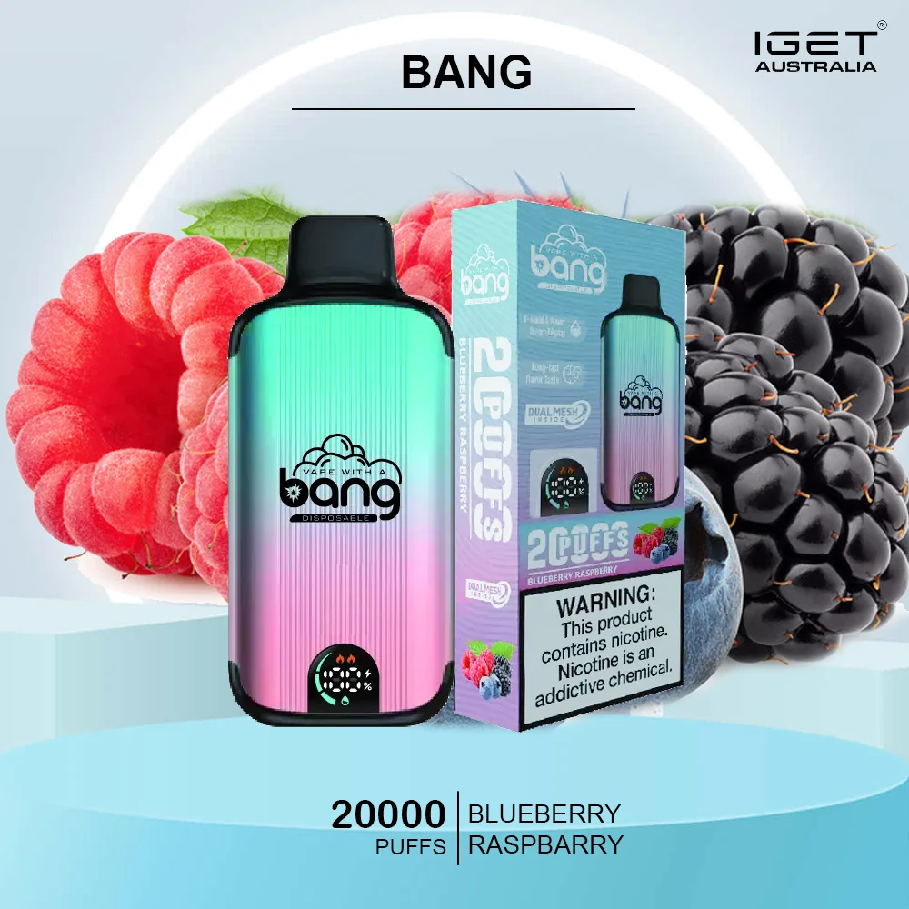 bang – blueberry raspberry 20000 puffs