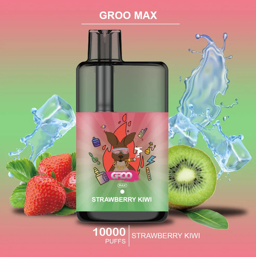 groo max – strawberry kiwi – 10000 puffs