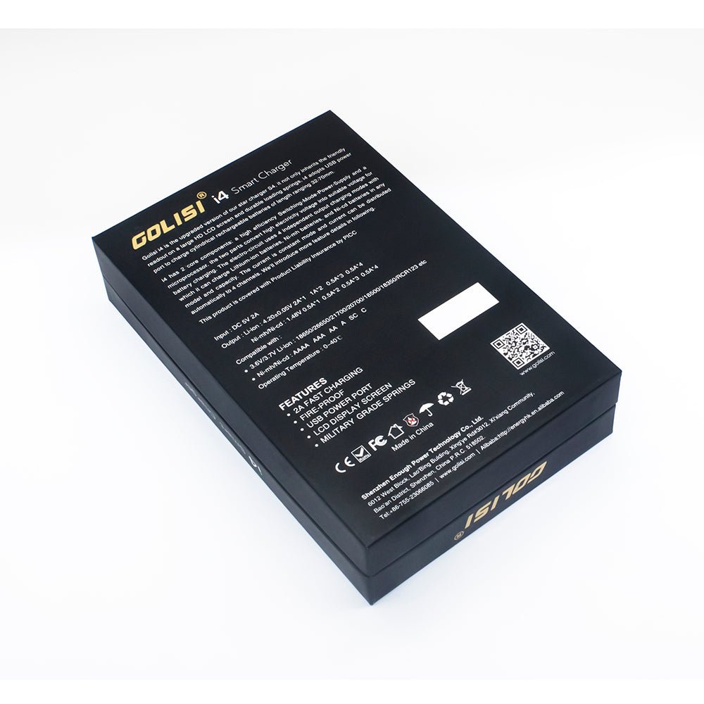 golisi i4 smart usb charger with lcd screen (4 bay) golisi i4 smart usb charger with lcd screen (4 bay)