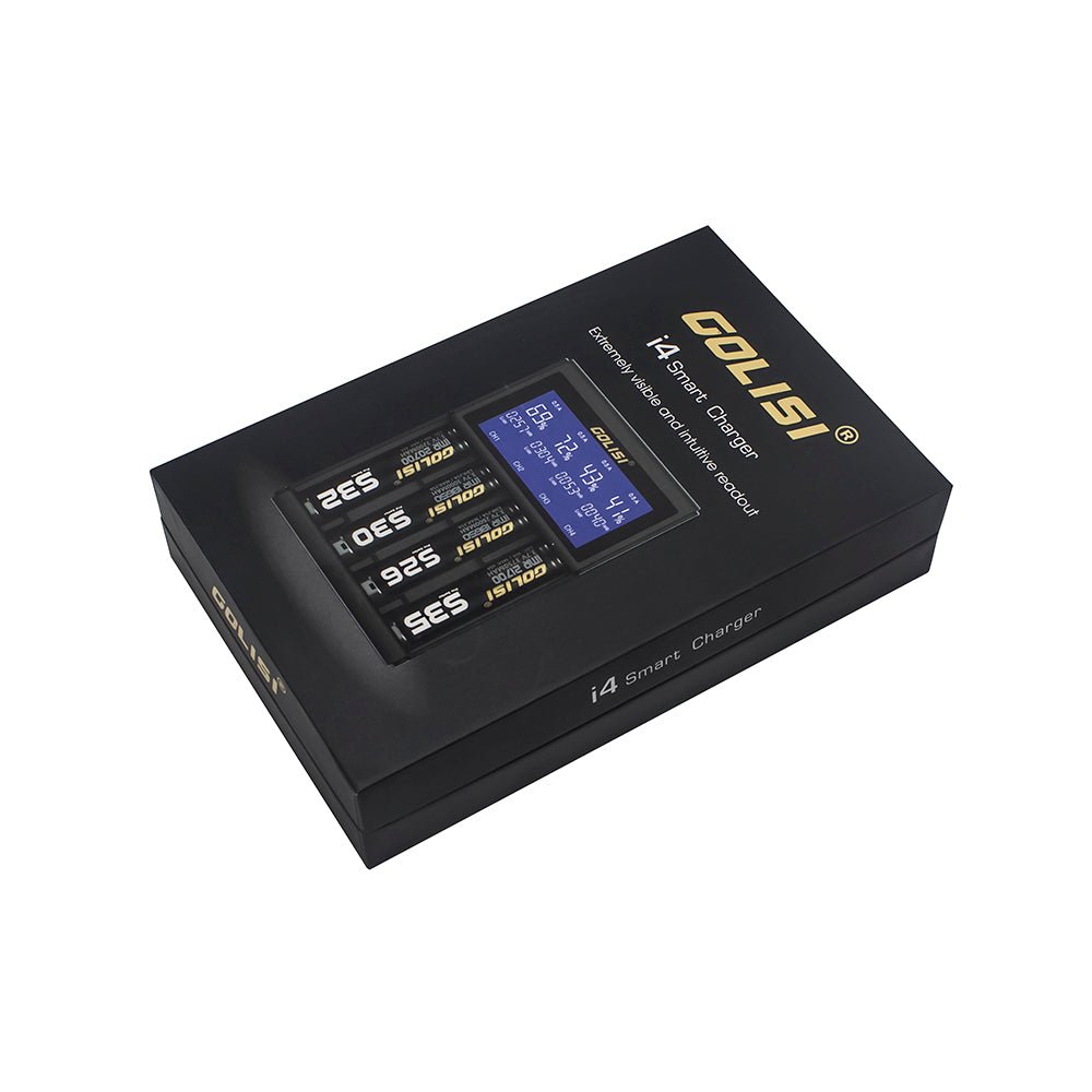 golisi i4 smart usb charger with lcd screen (4 bay) golisi i4 smart usb charger with lcd screen (4 bay)