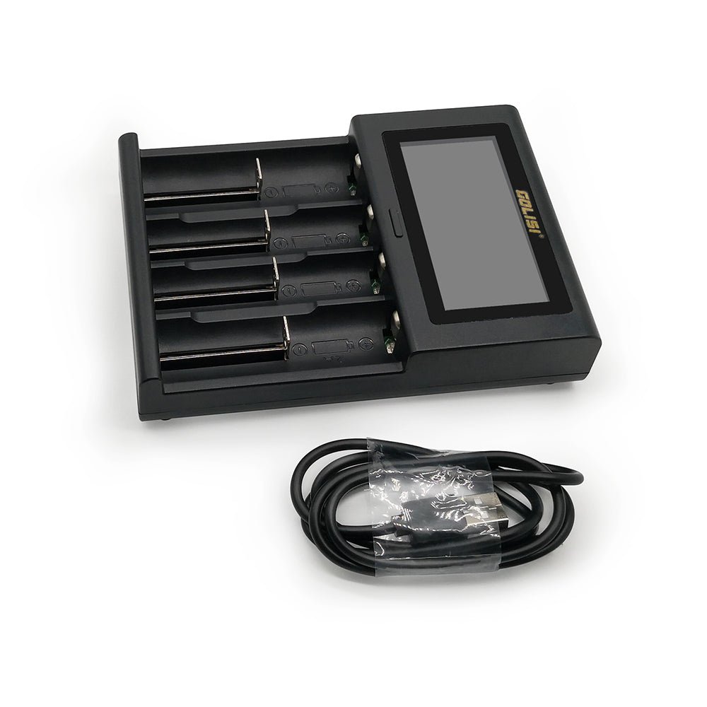 golisi i4 smart usb charger with lcd screen (4 bay) golisi i4 smart usb charger with lcd screen (4 bay)