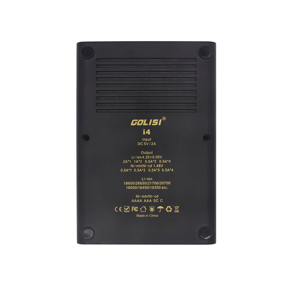 golisi i4 smart usb charger with lcd screen (4 bay) golisi i4 smart usb charger with lcd screen (4 bay)