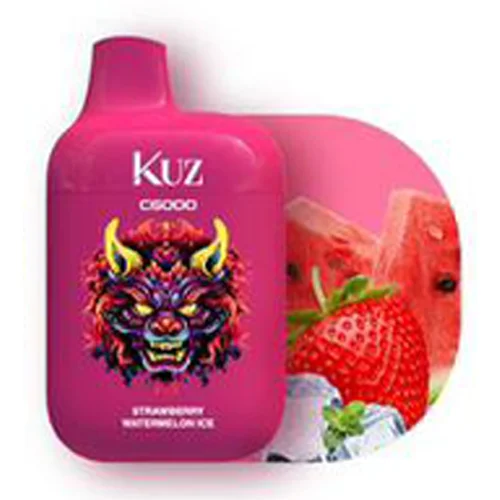 kuz strawberry watermelon ice – 6000 puffs