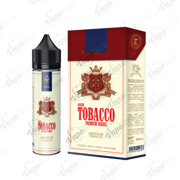 ossem | tobacco premium series | american tobacco 60ml ossem | tobacco premium series | american tobacco 60ml