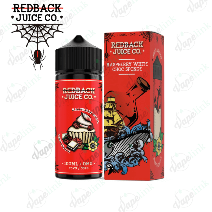 redback juice co. | desserts | raspberry white choc sponge 100ml redback juice co. | desserts | raspberry white choc sponge 100ml