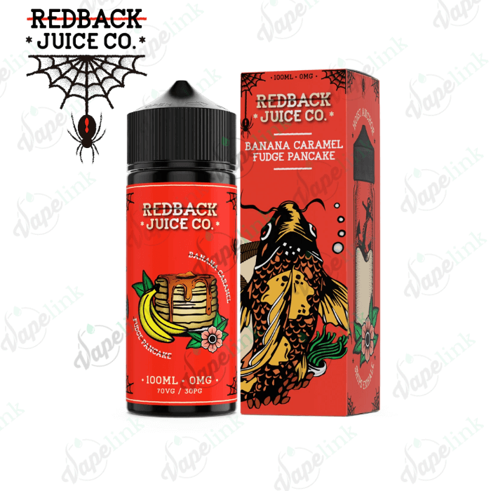 redback juice co. | desserts | banana caramel fudge pancake 100ml redback juice co. | desserts | banana caramel fudge pancake 100ml