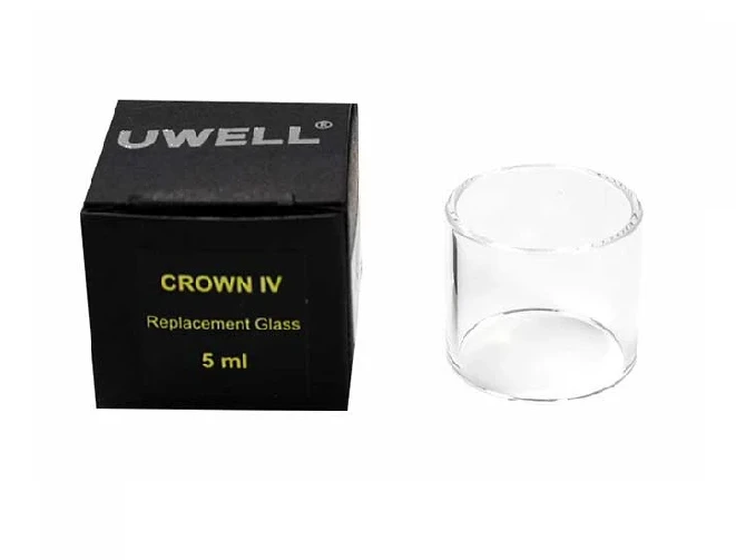 uwell crown 4 / crown iv replacement glass tube 5ml/6ml 1pc uwell crown 4 / crown iv replacement glass tube 5ml/6ml 1pc
