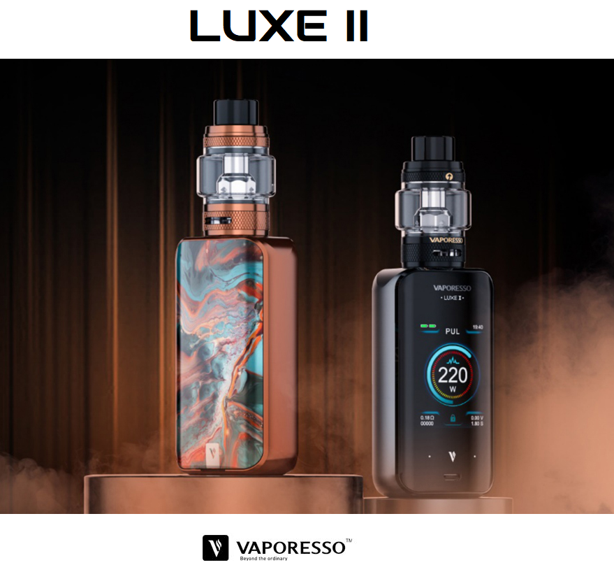 vaporesso luxe ii 220w touch screen kit with 8ml nrg s tank (luxe 2) vaporesso luxe ii 220w touch screen kit with 8ml nrg s tank (luxe 2)