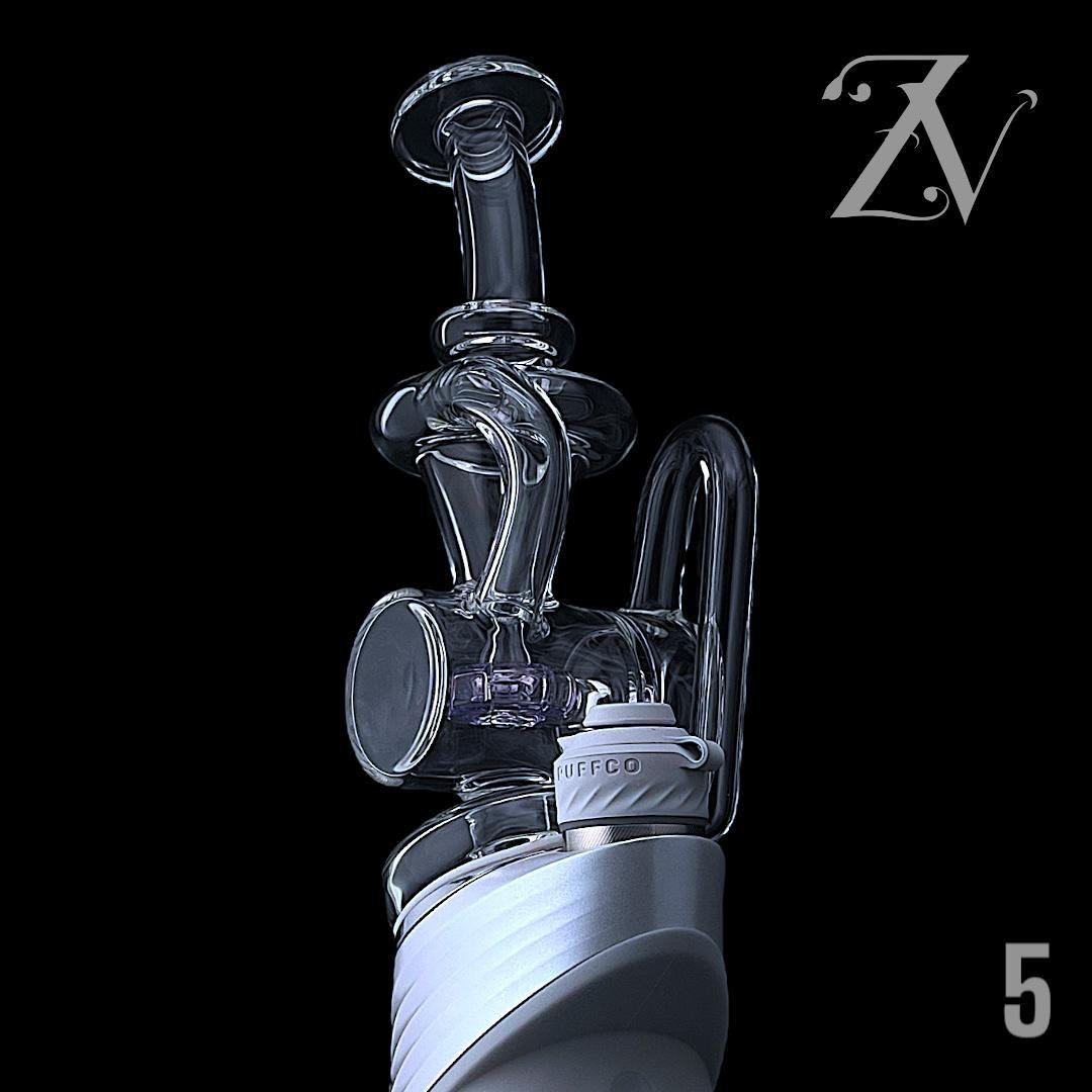 mike d glass: accented recycler puffco peak attachment mike d glass: accented recycler puffco peak attachment