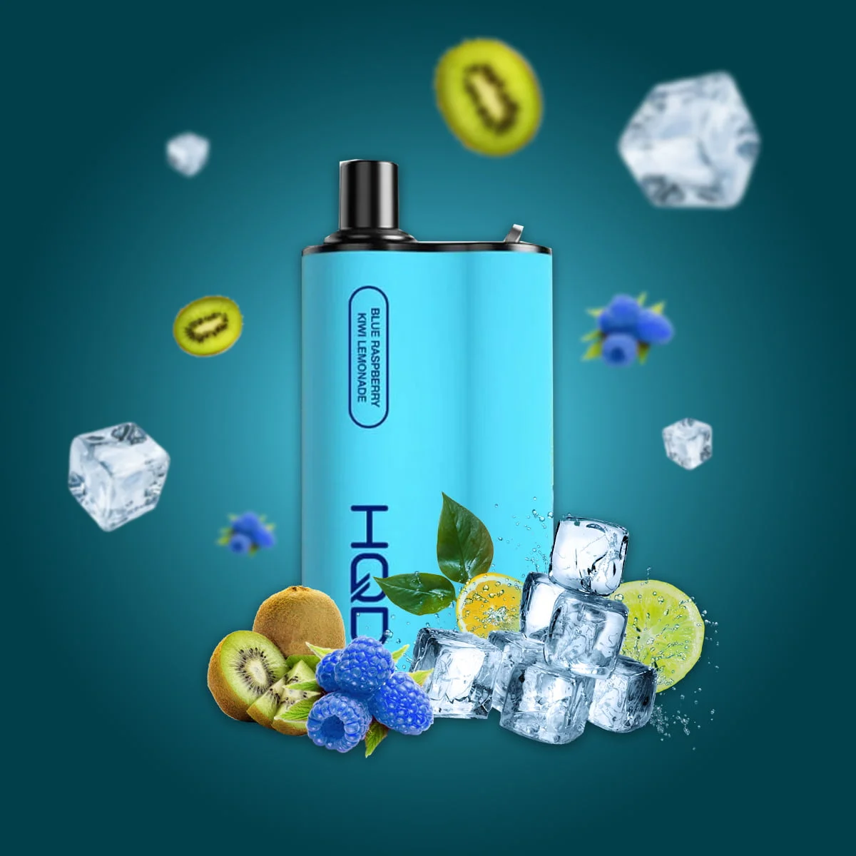 hqd box blue raspberry kiwi lemonade – 4000 puffs