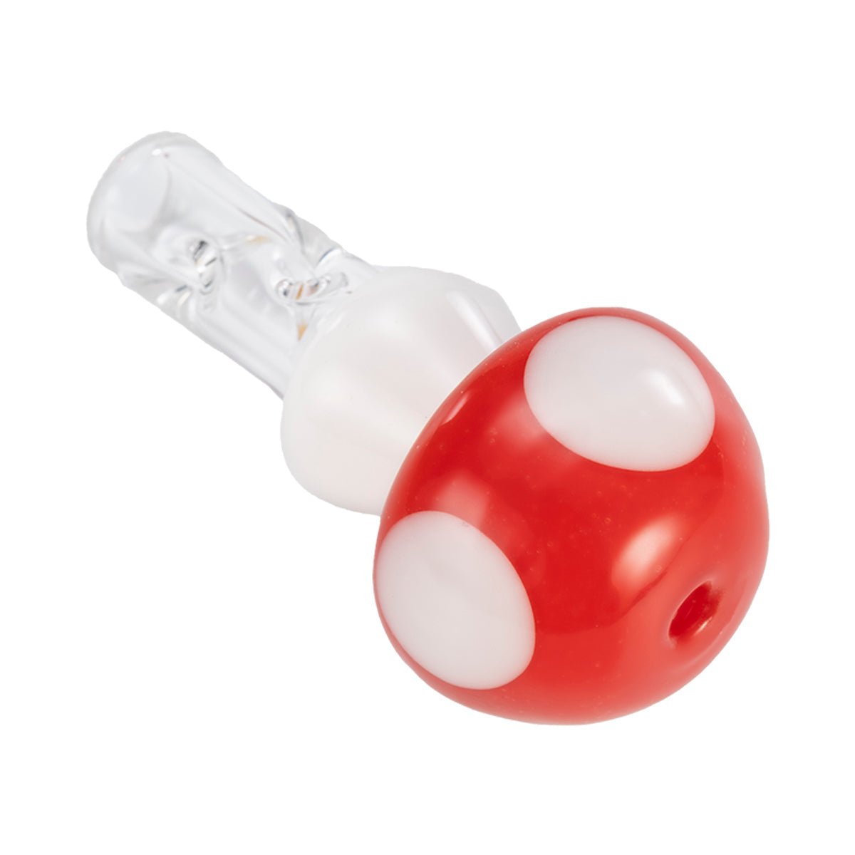 potv x empire glass red & white mushroom potv x empire glass red & white mushroom