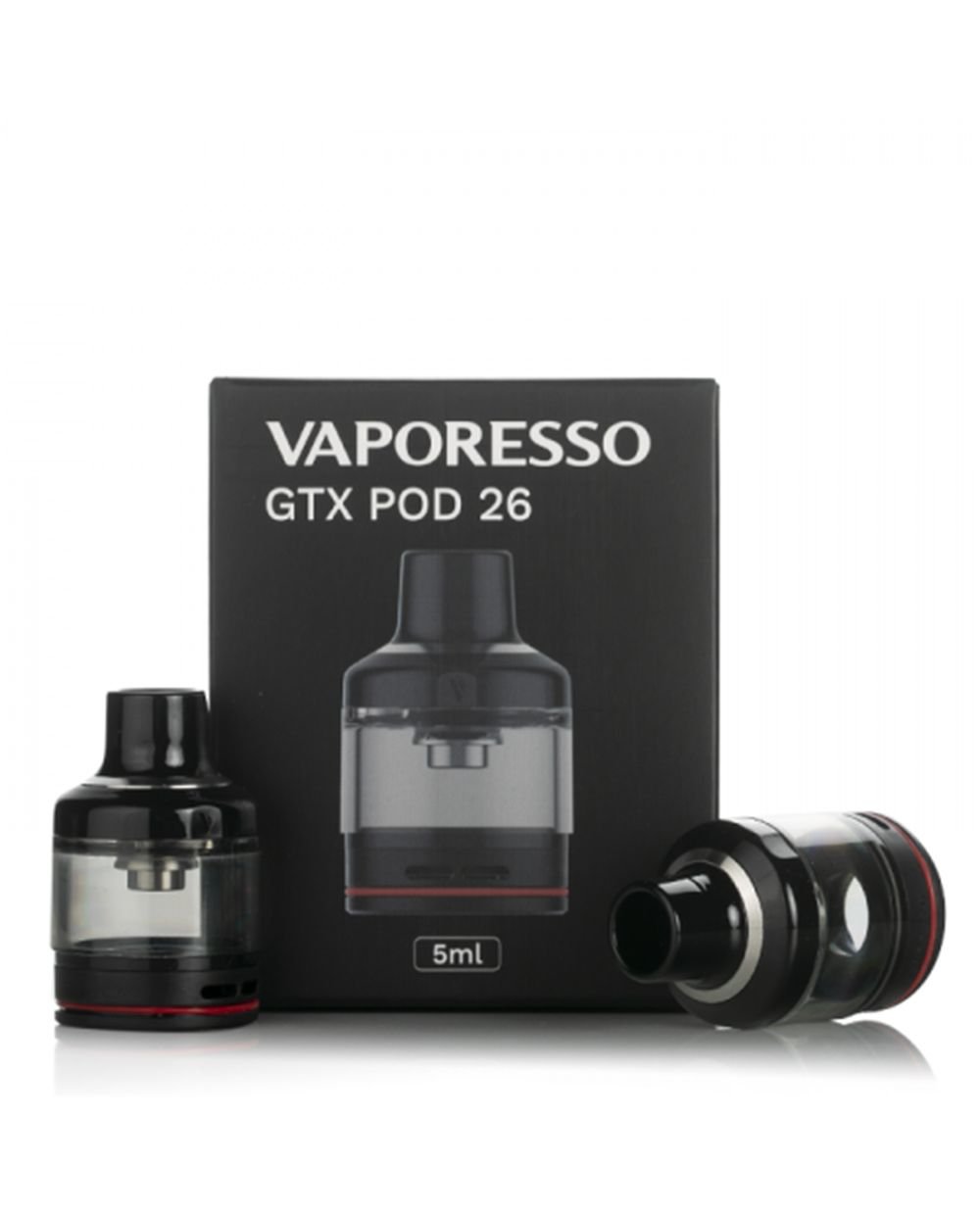 vaporesso gtx pod 26 empty cartridge 5ml (2pcs/pack) vaporesso gtx pod 26 empty cartridge 5ml (2pcs/pack)