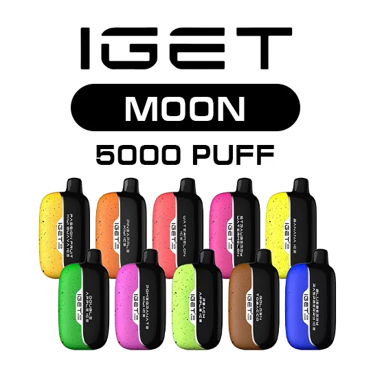 iget moon – 5000 puffs – 10 pack