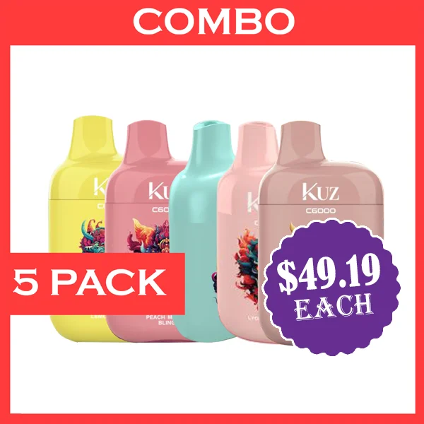 kuz – 6000 puffs – 5 pack